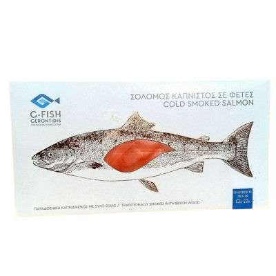 Σολομός καπν. φέτες 100 gr g-fish